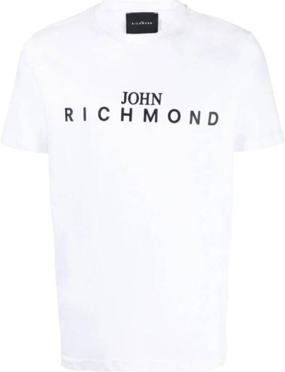 John Richmond Logo T-shirt met korte mouwen White Heren