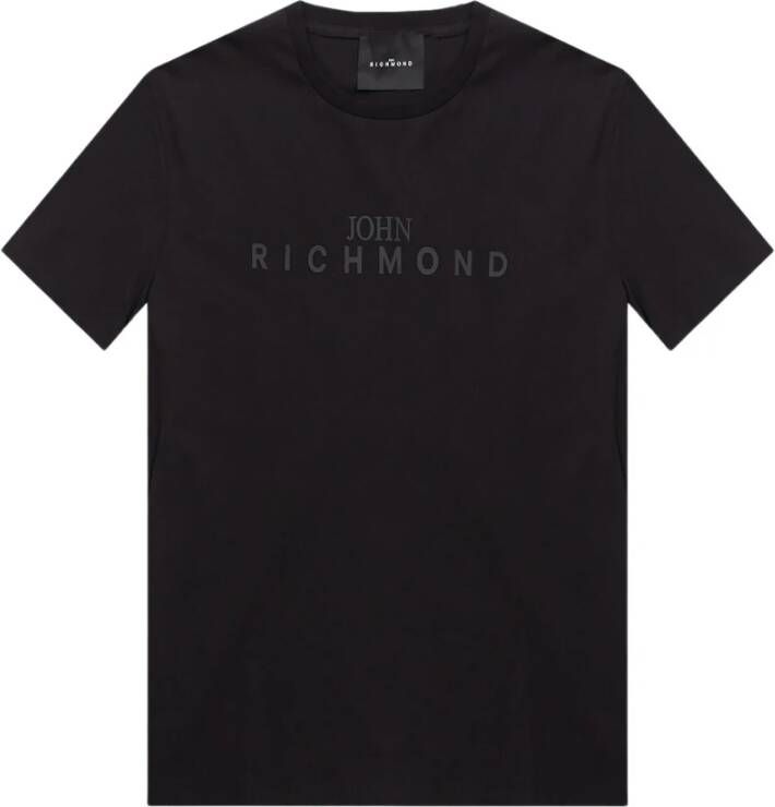 John Richmond Logo T-Shirt Zwart Heren