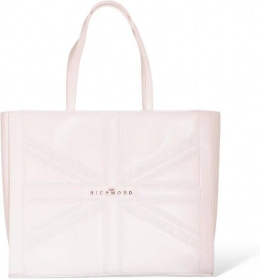 John Richmond Modieuze Tote Tas met Opvallende Print White Dames