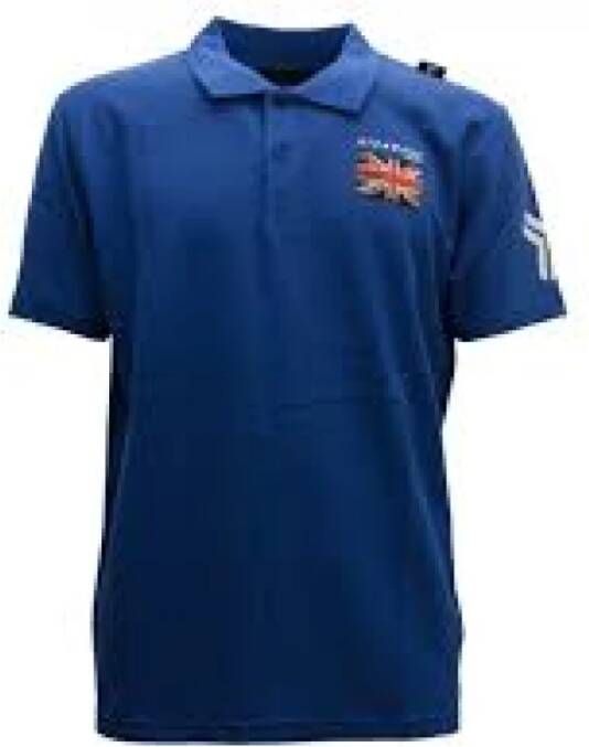 John Richmond Stijlvolle Blauwe Polo Shirt voor Mannen Blue Heren