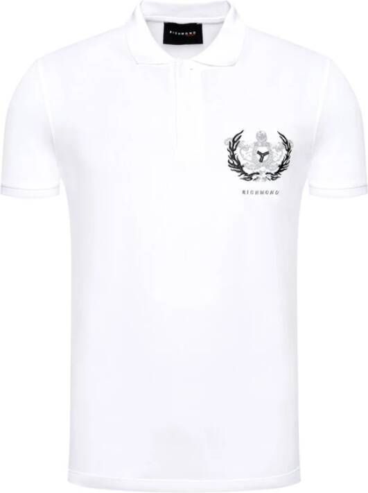 John Richmond Ump21091Po Polo Stijl Model White Heren