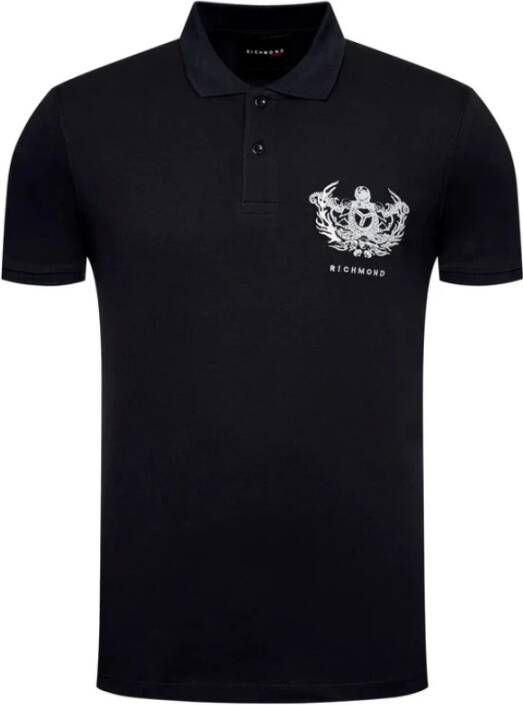 John Richmond Polo ump21091po Zwart Heren
