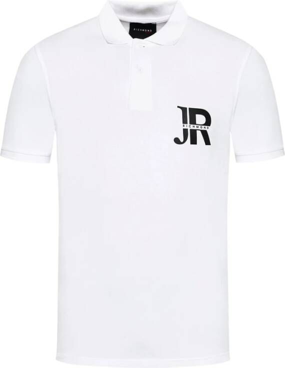 John Richmond Polo Shirt White Heren