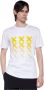 John Richmond Regular T-shirt met contrasterende print en logo White Heren - Thumbnail 1