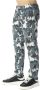 John Richmond Bedrukte Tie Dye Rechte Jeans Blauw Heren - Thumbnail 1