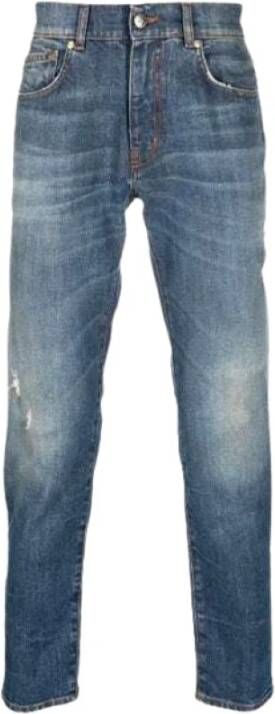 John Richmond Slim-Fit Denim Jeans Blauw Heren