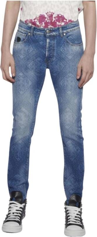 John Richmond Stijlvolle Slim Fit Jeans voor Mannen Blue Heren