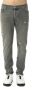 John Richmond Slim-Fit Jeans met Scheuren en H-Logo Grijs Heren - Thumbnail 3