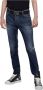 John Richmond Slim-Fit Jeans met Voorste Scheuren Blauw Heren - Thumbnail 1