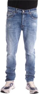 John Richmond Slim-Fit Logo Jeans Blauw Heren