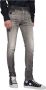 John Richmond Slim Fit Versleten Spijkerbroek Gray Heren - Thumbnail 1