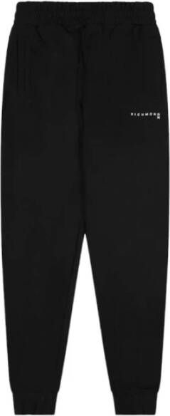 John Richmond Joggingbroek met logo en elastische taille Zwart Heren