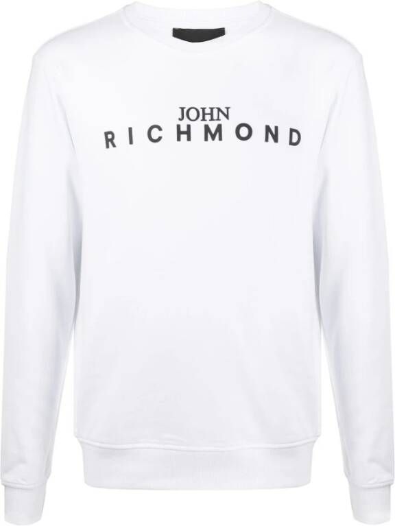 John Richmond Stijlvolle Trainingsshirt White Heren