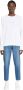 John Richmond Sweatshirt met contrastlogo en grafische print White Heren - Thumbnail 1