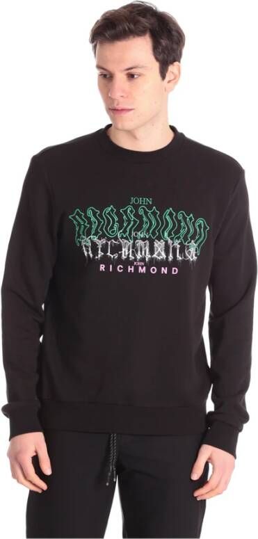 John Richmond Sweatshirt Zwart Heren