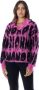 John Richmond Ronde hals gebreide kleding Purple Dames - Thumbnail 2