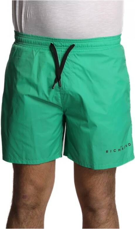 John Richmond Heren Zwemkleding Mattal Green Heren
