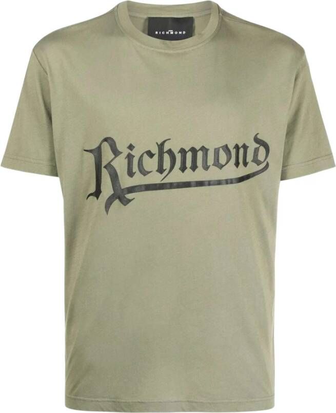John Richmond T-shirt Groen Heren