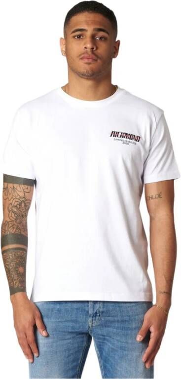 John Richmond T-shirt met afdrukken White Heren