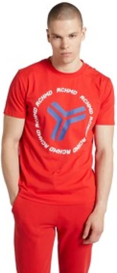John Richmond T-shirt Ump22019Ts Rood Heren