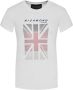 John Richmond Bianco Regular Fit T-Shirt White Dames - Thumbnail 1