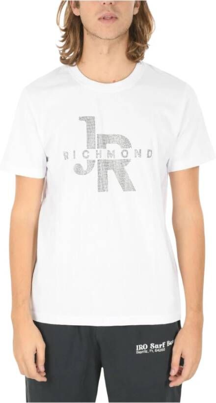 John Richmond T-shirt Wit Heren