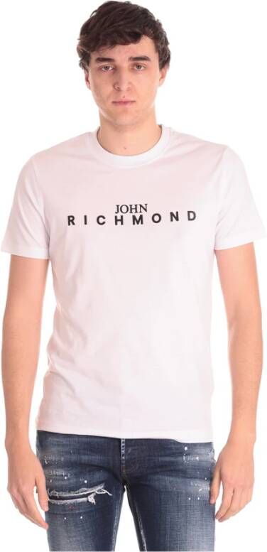 John Richmond Logo T-shirt met korte mouwen White Heren