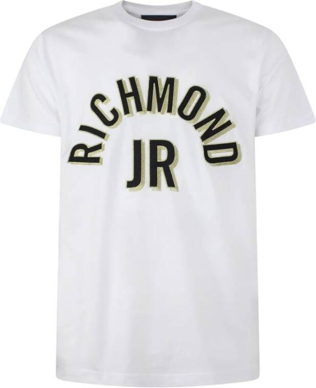 John Richmond Witte T-Shirt Richmond Rmp22036Ts White Heren