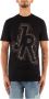 John Richmond Logo Applique Katoenen T-shirt Black Heren - Thumbnail 1
