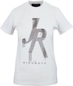 John Richmond T-Shirt Rwp22182Ts Wit Dames
