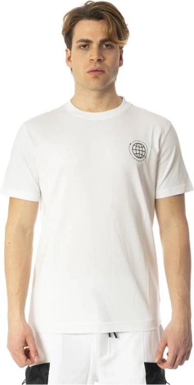 John Richmond Gedurfd Logo Heren T-Shirt Wit Heren