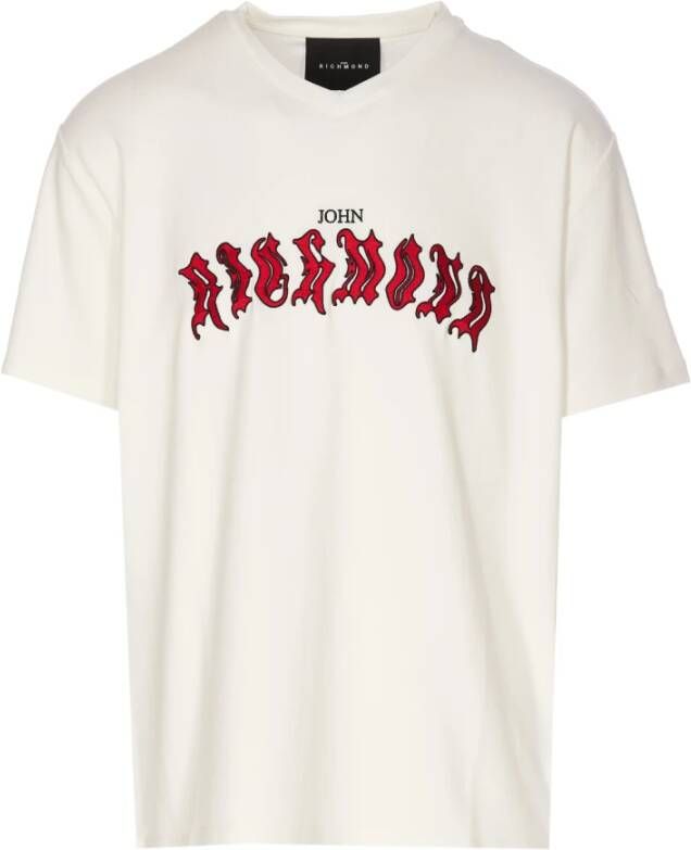 John Richmond T-Shirts Wit Heren