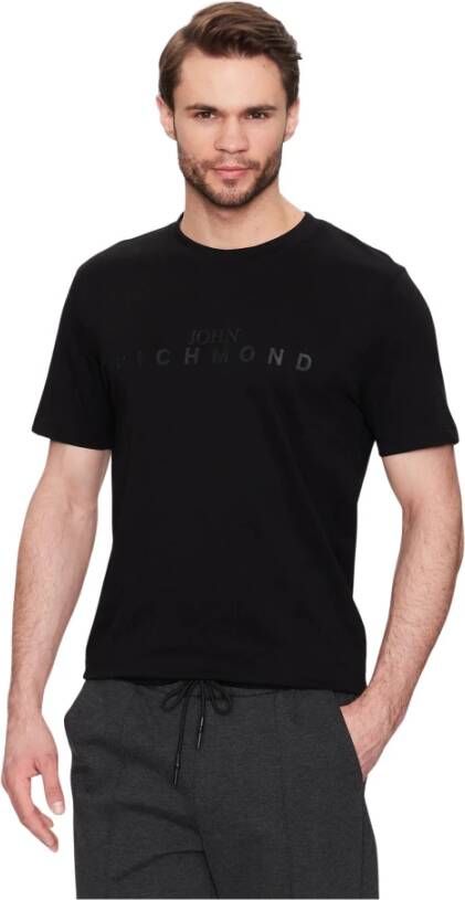 John Richmond Logo T-shirt met korte mouwen Zwart Heren
