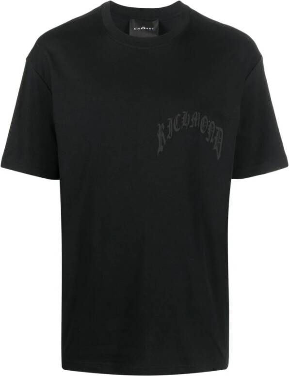John Richmond Iconisch Logo Kortemouw T-Shirt Black Heren