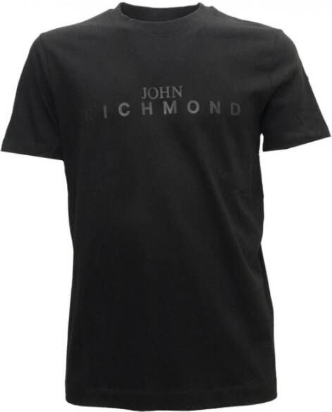 John Richmond Logo T-shirt met korte mouwen Zwart Heren