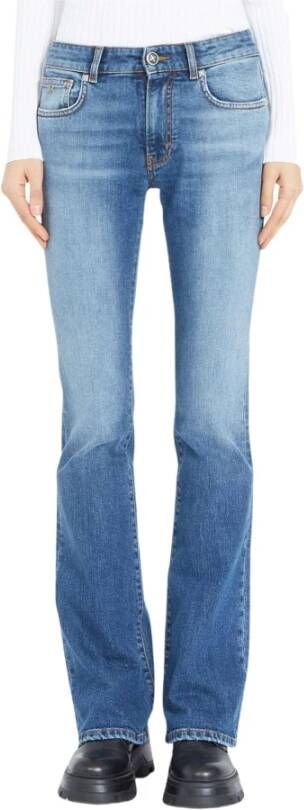 John Richmond Tijdloze Straight Jeans Blauw Dames