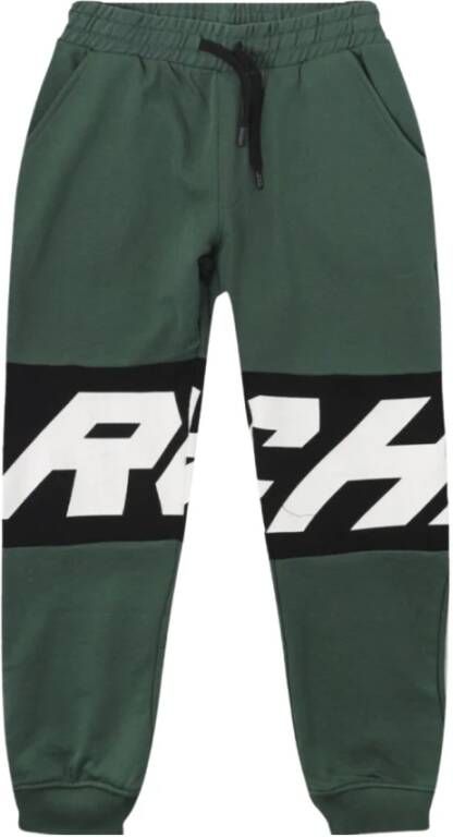 John Richmond Comfortabele en stijlvolle groene joggers Green Heren