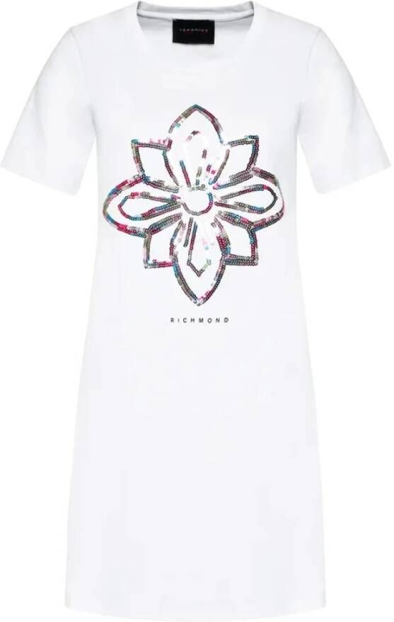 John Richmond Elegante en Comfortabele Dagjurk Uwp21083Ve White Dames