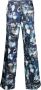 John Richmond Wijde Broek met Iconisch Denim Patroon van de Catwalk Blauw Heren - Thumbnail 1