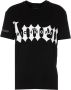 John Richmond Oversized T-shirt met contrastprint Black Heren - Thumbnail 1