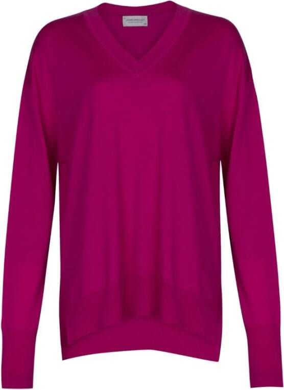 John Smedley Knitwear Paars Dames