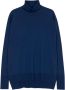 John Smedley Ontspannen pasvorm Merino Wol Jersey Blauw Dames - Thumbnail 1