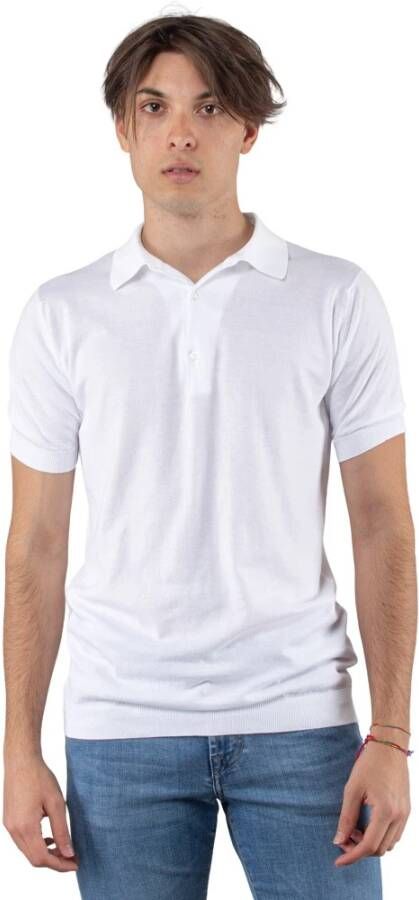 John Smedley Polo Shirt Wit Heren