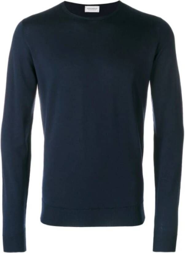 John Smedley Klassieke Brei Collectie Black Heren