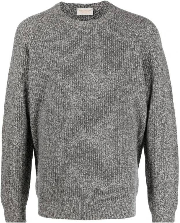 John Smedley Luxe Grijze Cashmere Trui Gray Heren