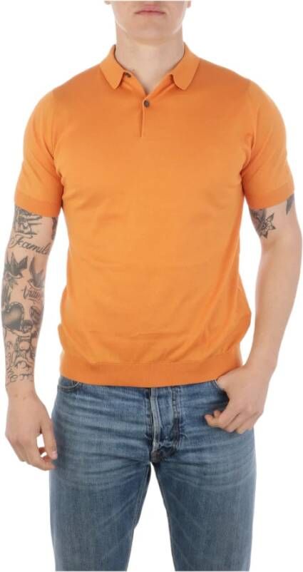 John Smedley T-Shirts Geel Heren