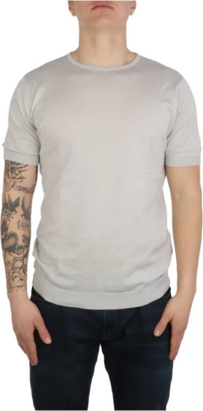 John Smedley T-Shirts Grijs Heren