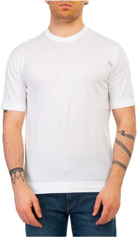 John Smedley T-Shirts White Heren