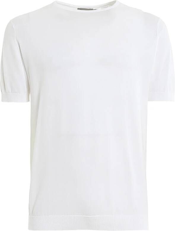John Smedley T-Shirts White Heren
