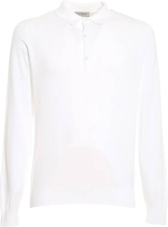 John Smedley T-Shirts Wit Heren